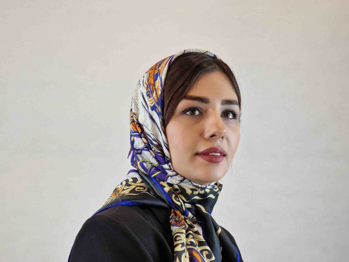 روسری ساتن ابریشم کد A101