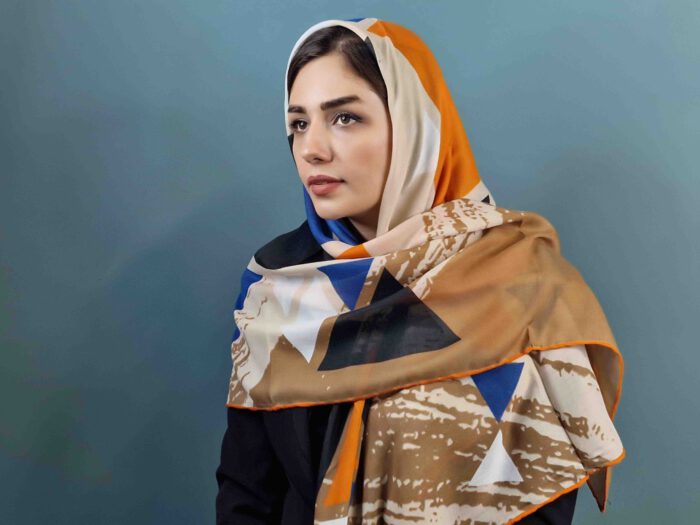 روسری تمام نخ لیدی لسنتی کد A125