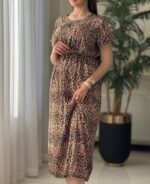 پیراهن ساحلی وارداتی نخی بدون آب‌رفت